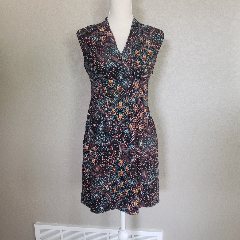 Athleta Paisley Dress With Pockets